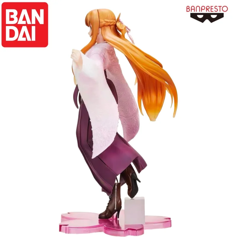 Bandai In Stock Original Banpresto Yuuki Asuna Doll Brand New Boxed Action Figure Animation Peripherals Anime Characters Garage