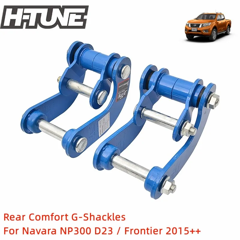 Rear Suspension Leaf Spring Double Shackle Lift Kit For Navara NP300 D23 / Frontier 4WD 2015++