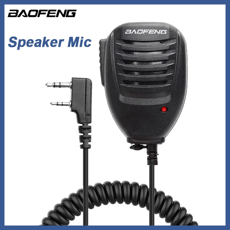 

Baofeng Speaker Mic Microphone For Walkie Talkie UV-5R BF-888S UV-5RH UV 16 25 Pro Quansheng UV-K5 UV-K6 2 Way Radio Accessories
