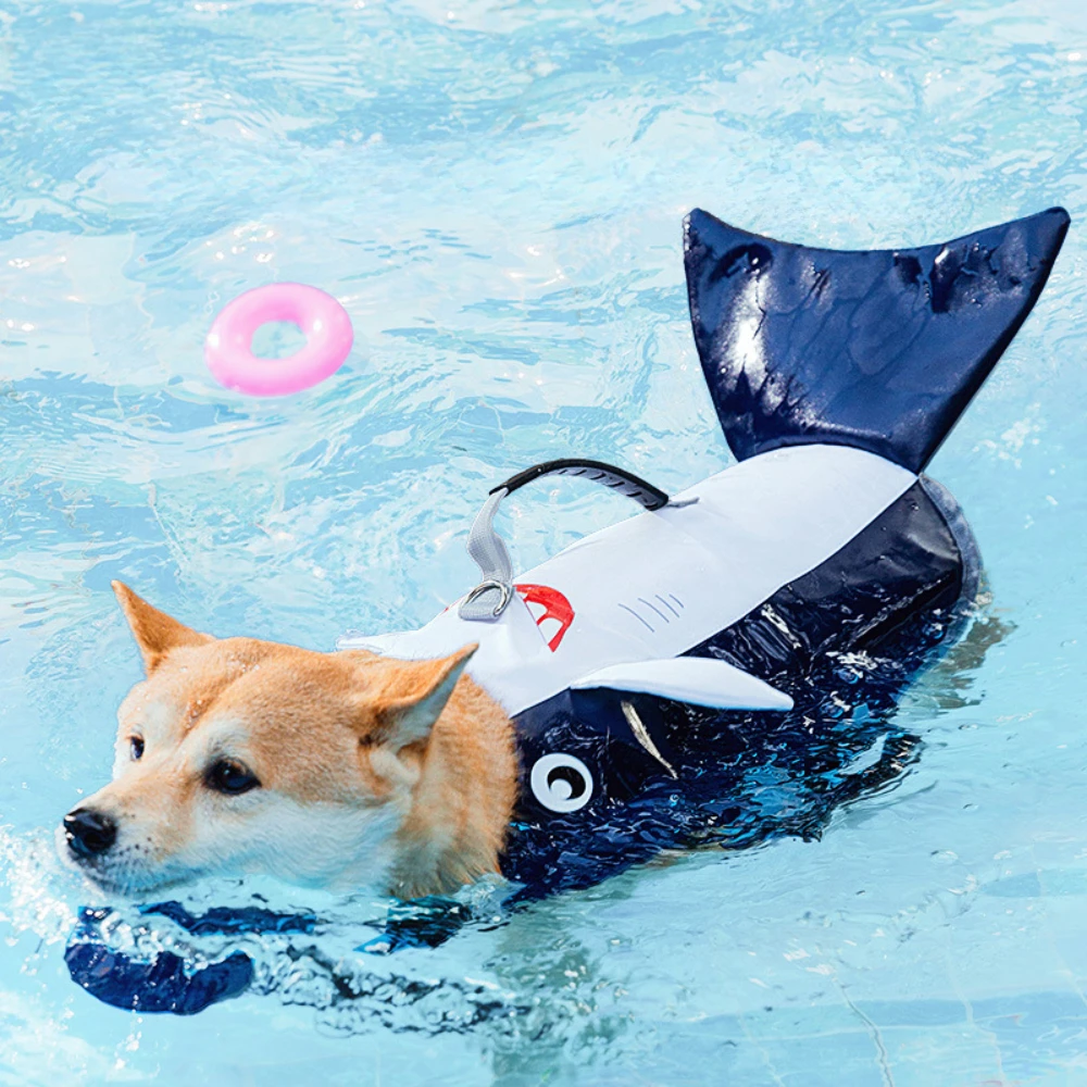 

Dog Clothes,Dog Life Jackets, Dog Water Vests, Suitable for Small and Medium-sized Dogs, Large Buoyancy Swimsuits