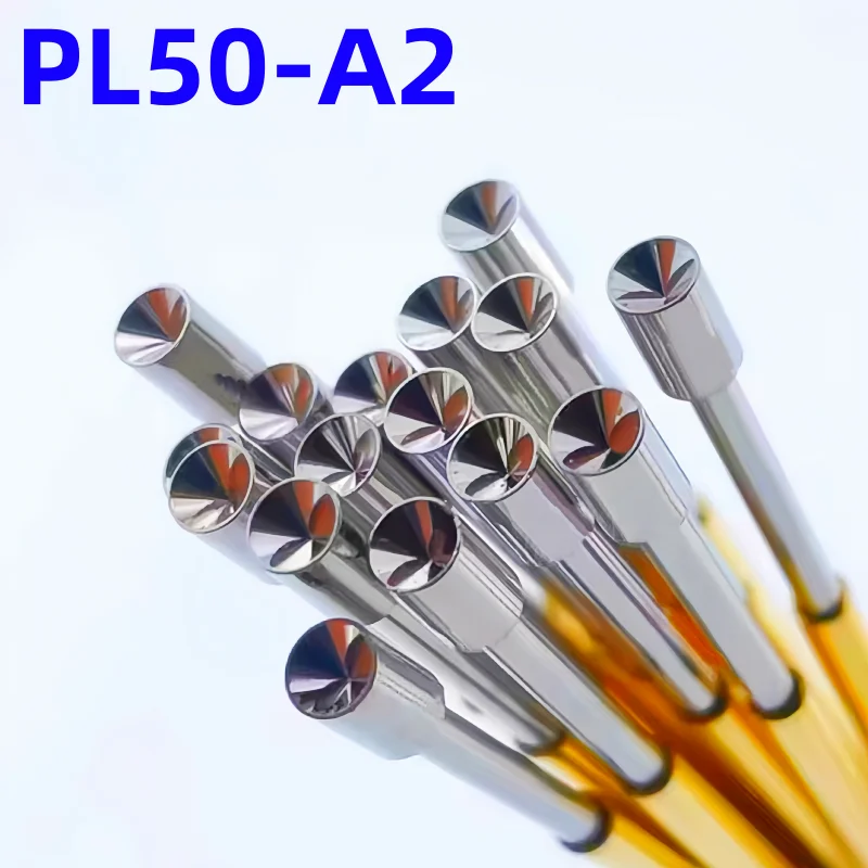 

20/100PCS PL50-A2 Spring Test Pin PL50-A Test Probe Copper Pogo Pin Metal Test Needle Test Tool 27.8mm Dia 0.68mm 0.90mm 0.48mm