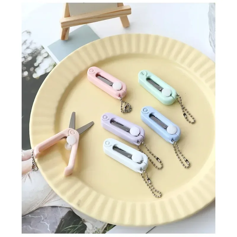 

Creative Mini Folding Scissors - Portable Paper Cutting Tool for Office & School Stationery