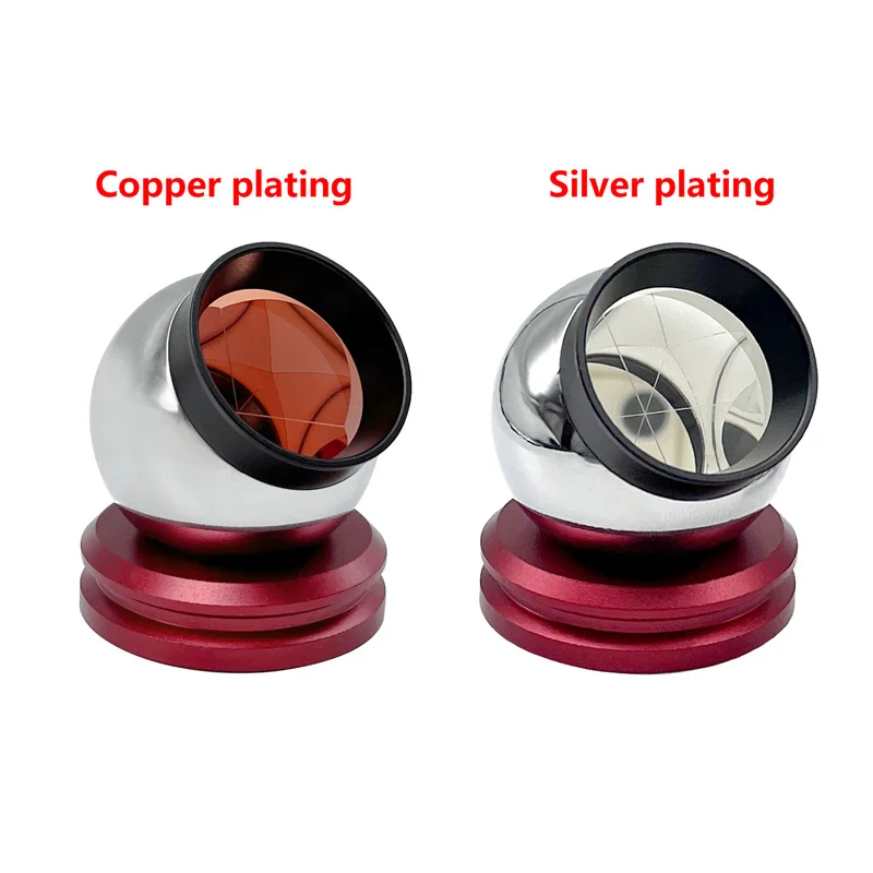 1pcs 1.5inch Reflective Sphere for Total-station, 38.1mm Ball Prism with Magnetic Base,Copper Coated Or Silver Break Resist
