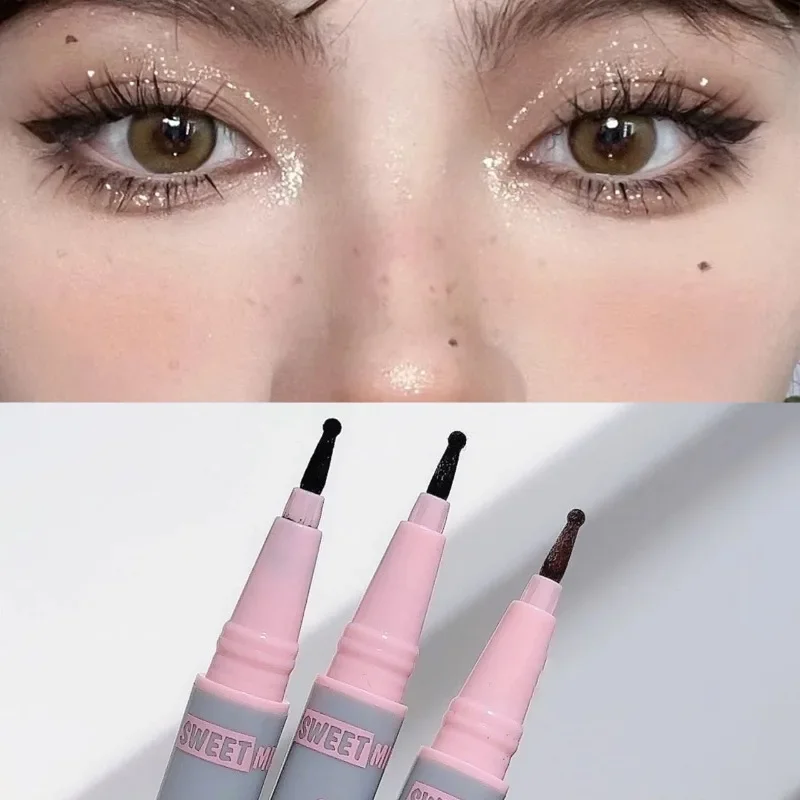 Freckles Pen Waterproof Natural Simulation Fake Spot Moles Cosmetic Tool Durable Dot Spot Pen Embellishment Makeup Face Eyeliner