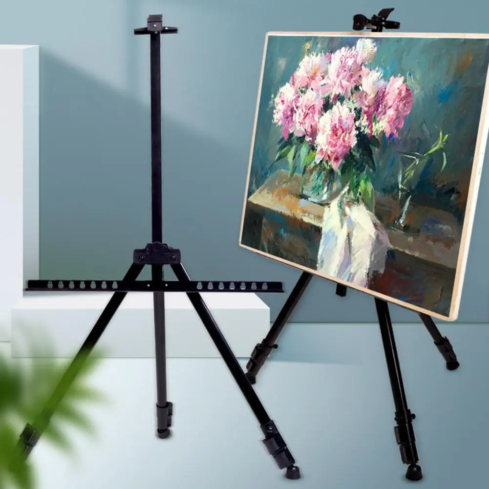 Quick Set Up  Practical Wedding Signs Posters Display Stand Thickened Tripod Artist Easel Angle Adjustable   Home Use