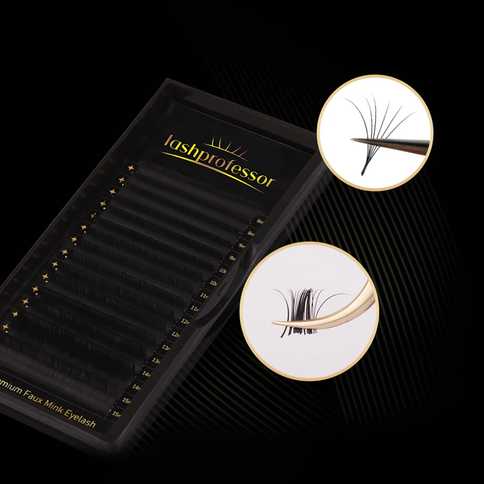 Lashprofessor 5-20mm B/C/CC/D/DD High Quality Mink Lashes Faux Mink Individual Lashes Soft Natural Cilia Lashes Classic Eyelash