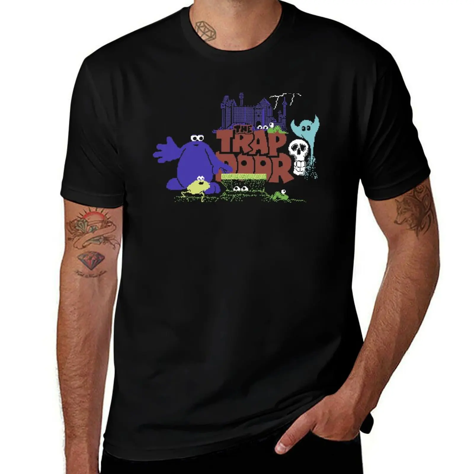 The Trap Door T-Shirt Classic Graphic Short Sleeve Top T-Shirt