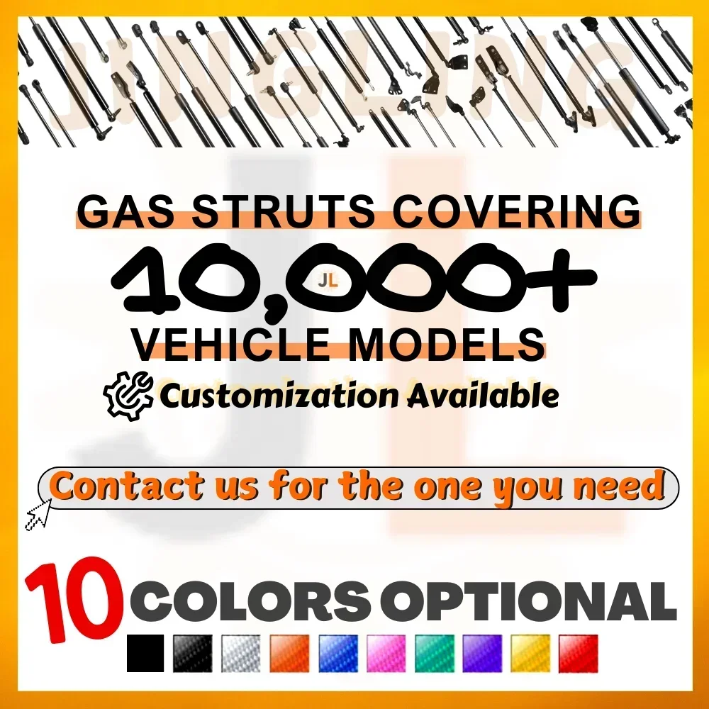 Qty(2) Hood Struts for Chevrolet Cruze (J300) 2008-2016 Front Bonnet Modify Gas Springs Shock Absorbers Lift Supports Dampers