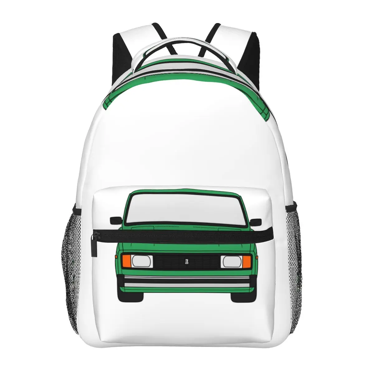 

Lada VAZ 2104 2105 2107 Nova Riva Green Color Backpacks Boys Girls Bookbag Children School Bags Kids Rucksack Shoulder Bag