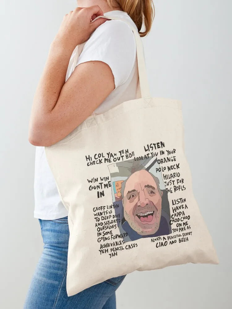 Train Guuuy Yah [Bob Mortimer] Tote Bag large size bags free delivery bags