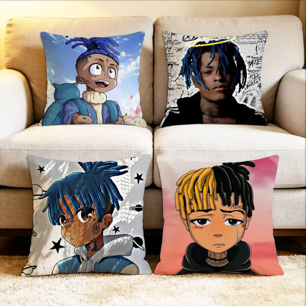 

Rap xxxtentation Various Sizes Square Pillow Case For Car Home Bedchamber Decor