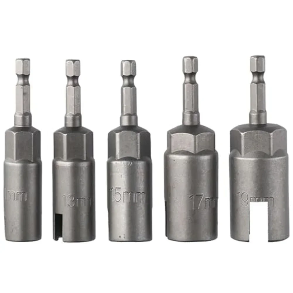 

Chrome Vanadium Socket 5-Piece Tool DIY Projects Quick Tightening Solution Strain Reducing Design User-friendly Design