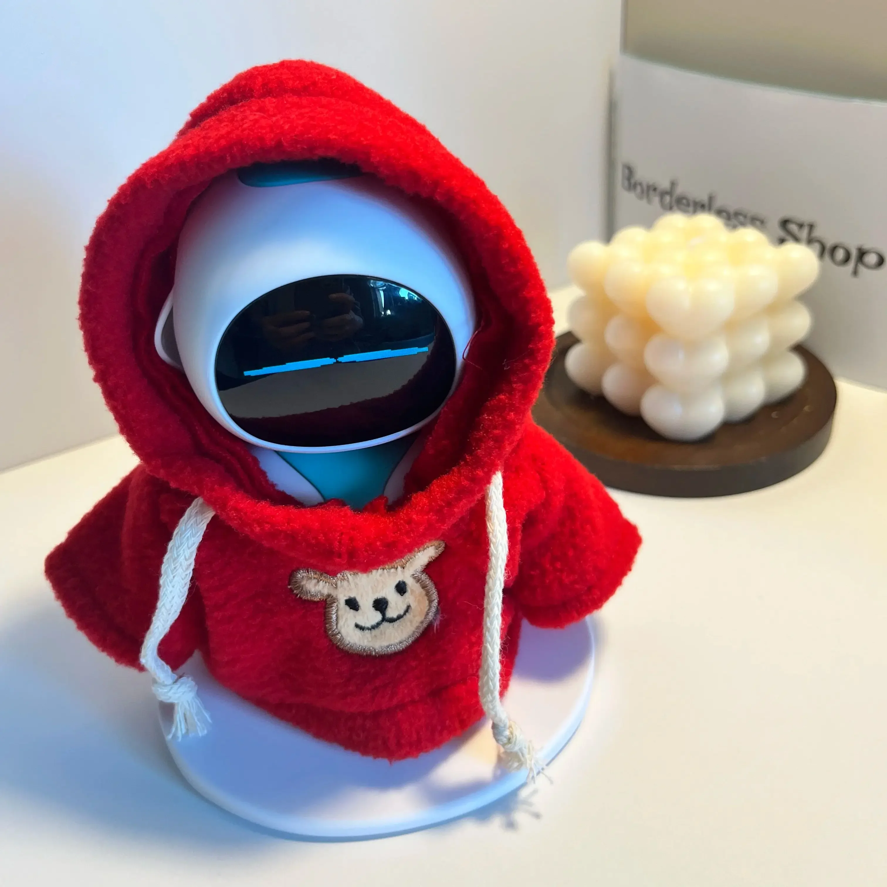 Suitable For Eilik Robot Intelligent AI Electronic Pet Exclusive Clothes Red Sweatshirt Decoration Accessories