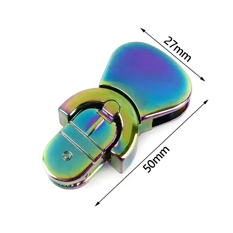 2/4 Stücke Regenbogen Metall Verschluss Drehen Twist Tasche Schloss Dekoration Schnalle Geldbörse Handtaschen Leder Taschen Verschluss Handwerk Hardware Zubehör