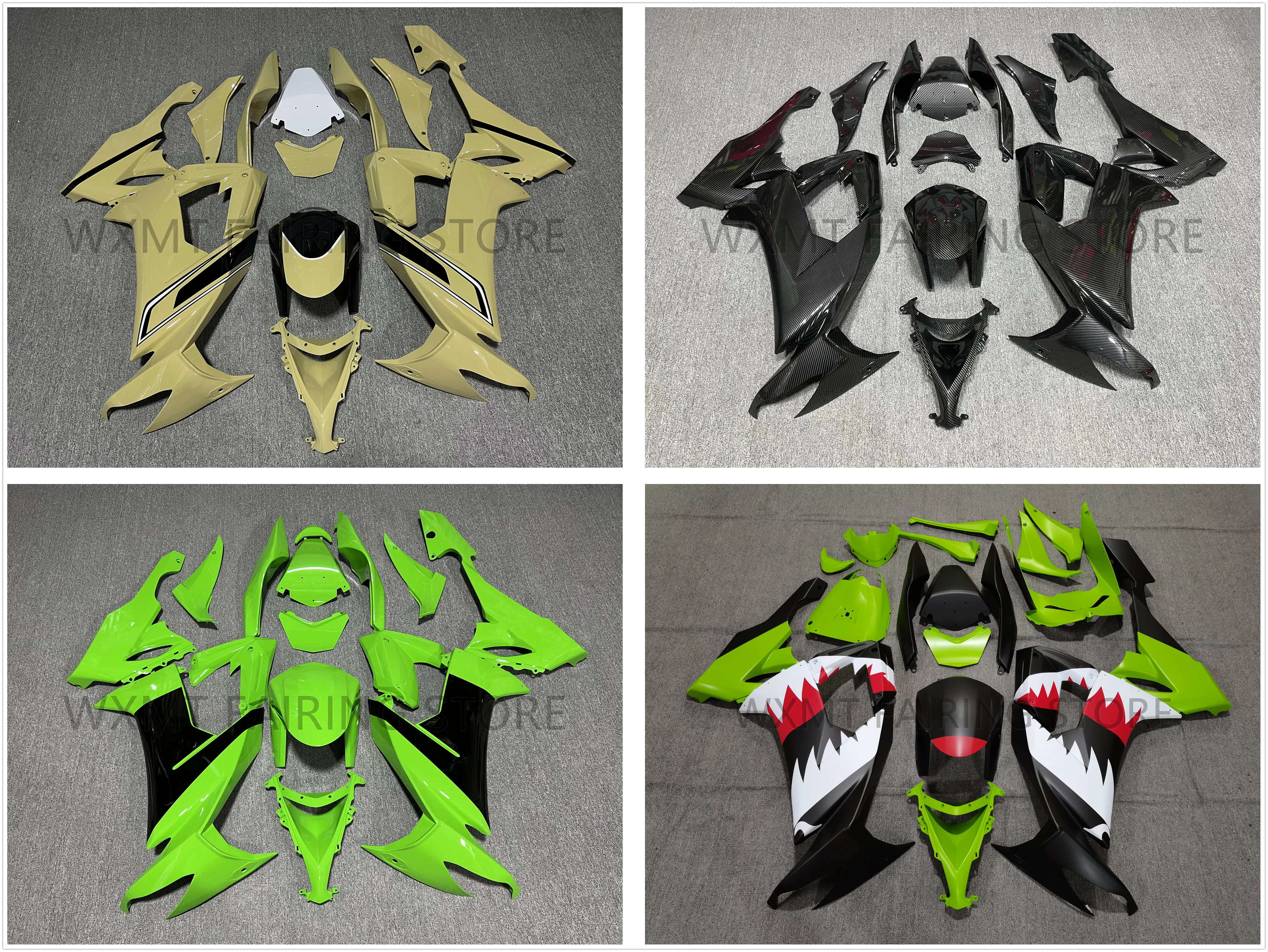 New ABS Motorcycle Whole Fairings Kit for Ninja ZX-10R ZX10R 10R 2008 2009 2010 08 09 10 bodywork fairing kits