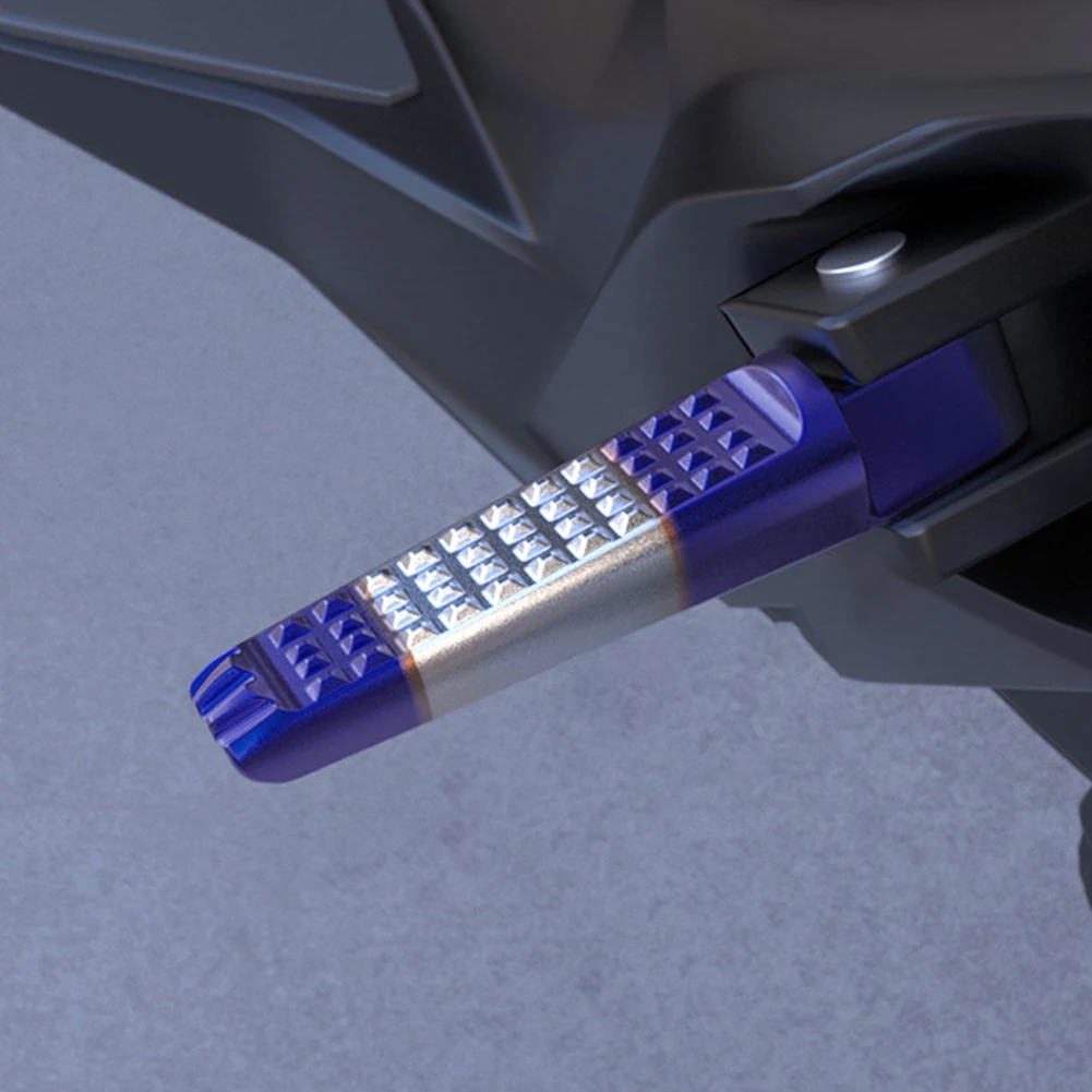 ที่พักเท้าหลังกันลื่น 1 คู่ ทำจากอลูมิเนียมอัลลอย สำหรับรถมอเตอร์ไซค์ Honda Phantom 150 CB190R และ Yamaha