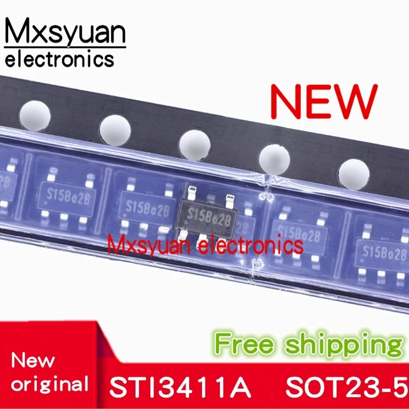 100PCS ~ 500 TEILE/LOS STI3411A STI3411 S15B SOT23-5 Neue original