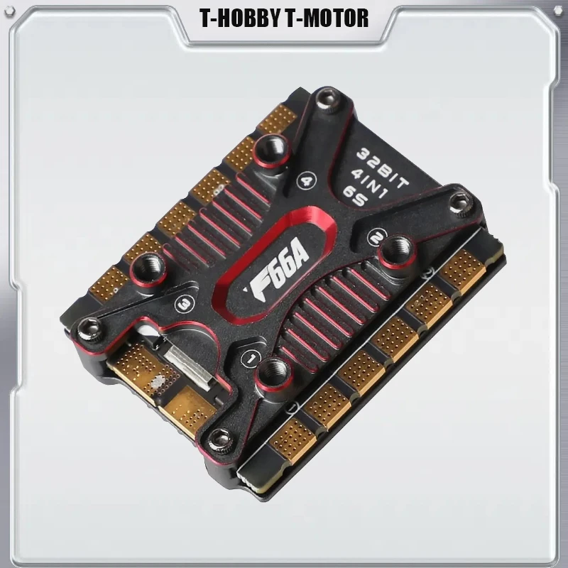 T-HOBBY/T-MOTOR F66A MINI 32Bit BLHELI32 66A 3-6S 20X20 4in1 ESC for FPV Freestyle Drones DIY Parts