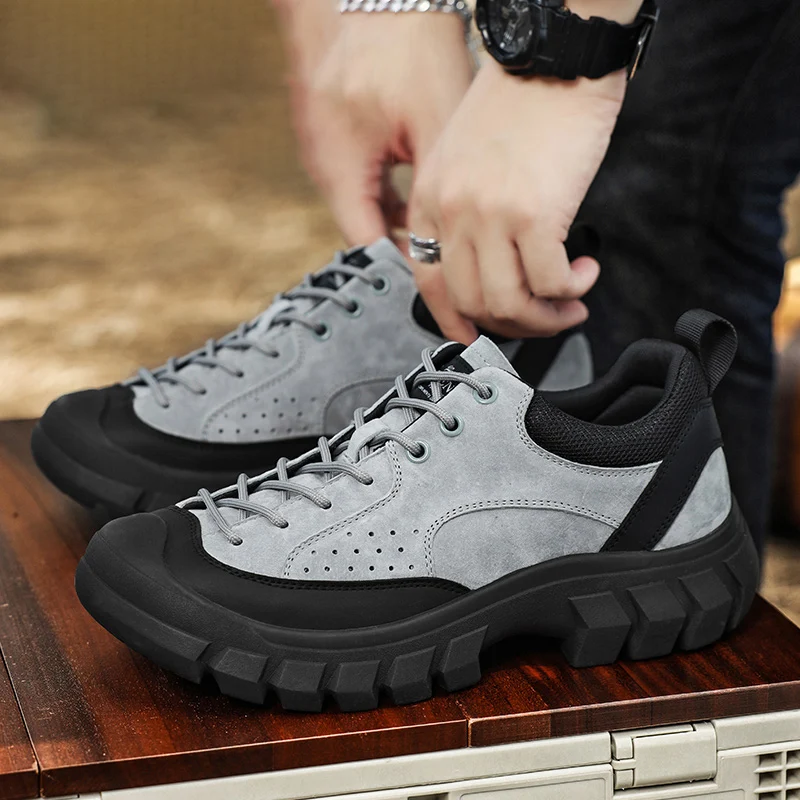Men's Outdoor Walking Casual Shoes Multi-functional Comfortable Lightweight Men's Anti-slip Hiking Boots Unisex Sports Shoes