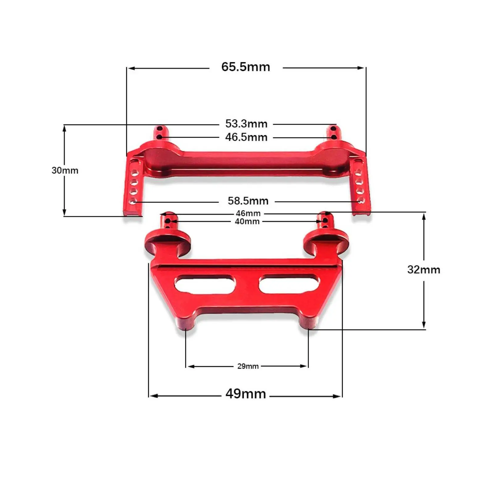 RC Car Body Pillars Lightweight Metal Body Pillars Metal Car Column