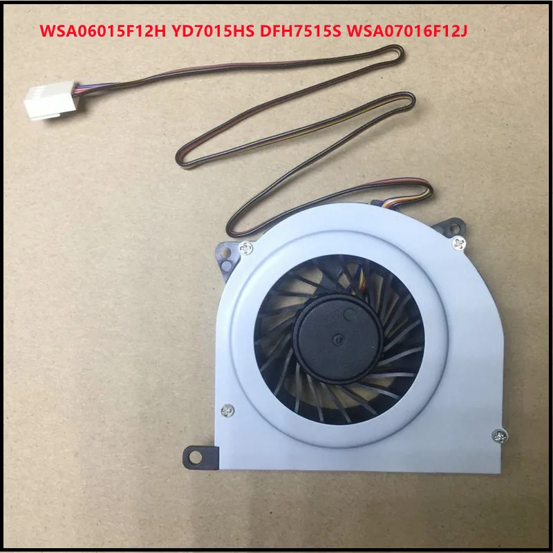 New Laptop CPU Cooling Fan Cooler For WSA06015F12H YD7015HS DFH7515S WSA07016F12J  4-wire Cooler Fan 12V