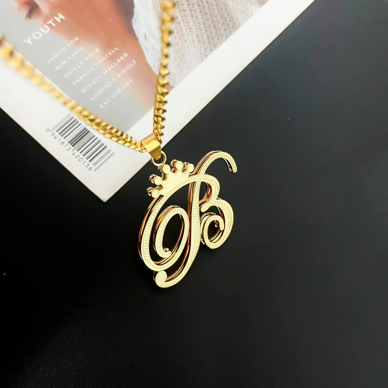 

Custom Name Necklaces double plated name necklace nameplate necklace for Men Women Personalized Custom Gold Cuban Chain