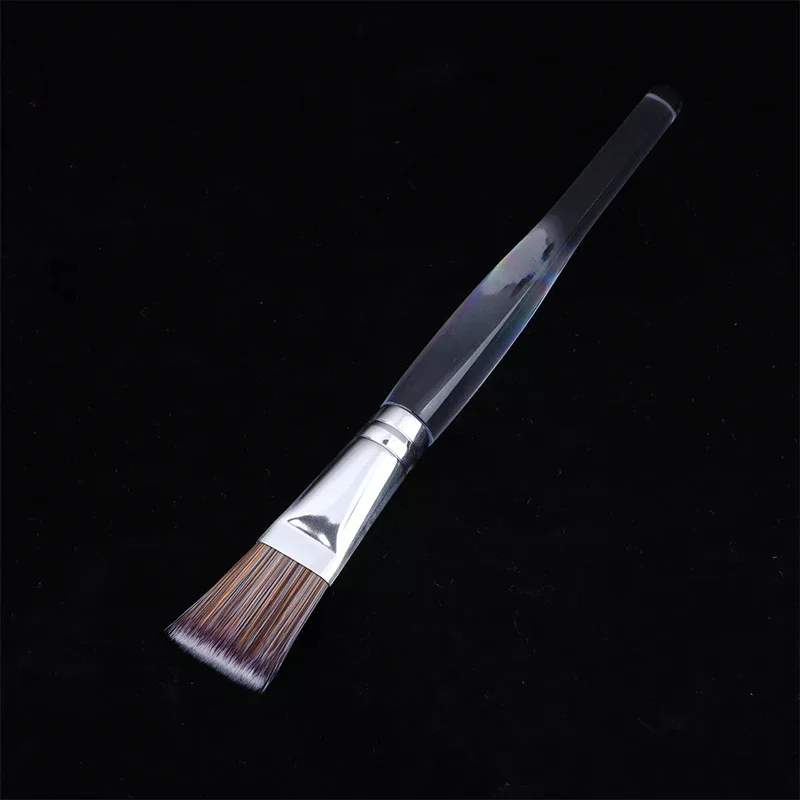 Spazzola per la pulizia del viso Spazzola per il lavaggio del massaggio del viso per capelli morbidi Spazzola per maschera per il viso Strumento portatile per la cura della pelle