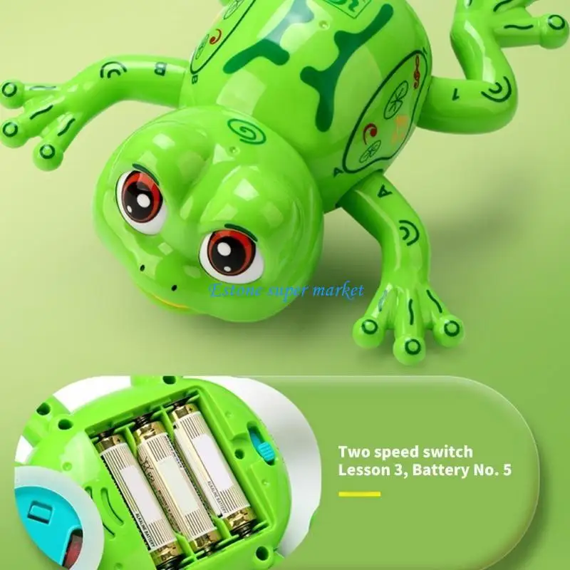 090B Learning Crawl Toy Infant Frogs Toy Early Educational Early Development
