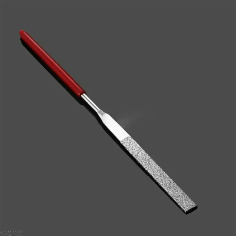 Diamond File Flat File Metal Sanding Tools 2-piece Set Suitable for Model Assembly Mechanical Corrections Hand Tools
