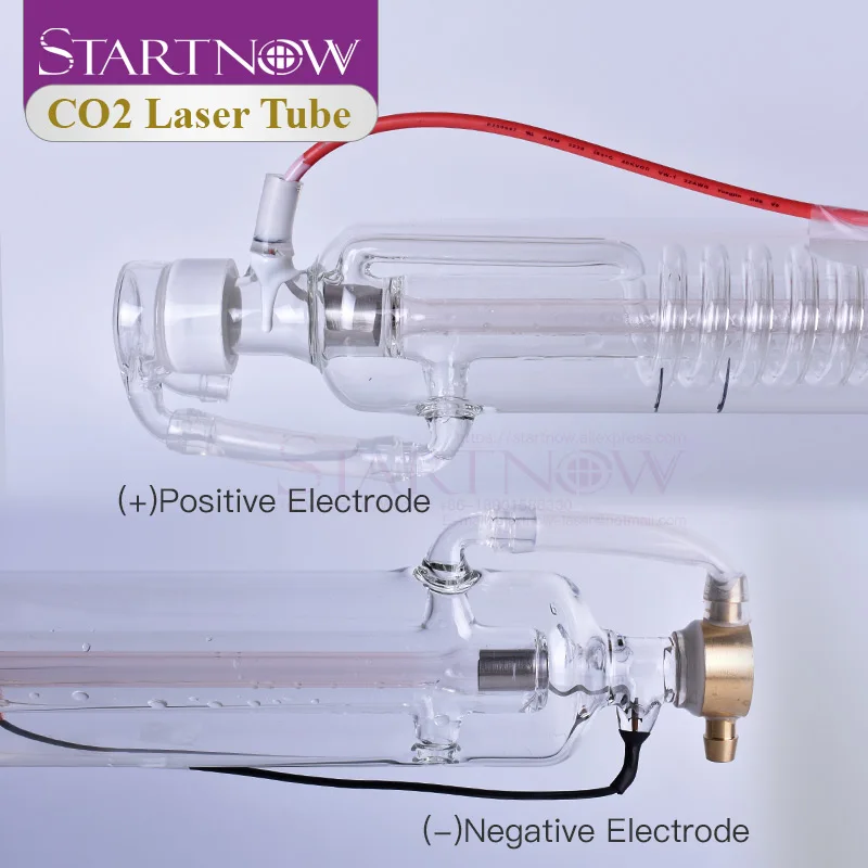 Startnow 50W CO2 Laser Glass Tube 1000mm for Laser Engraver Carving Marking Machine Lamp Pipe Equipment Parts