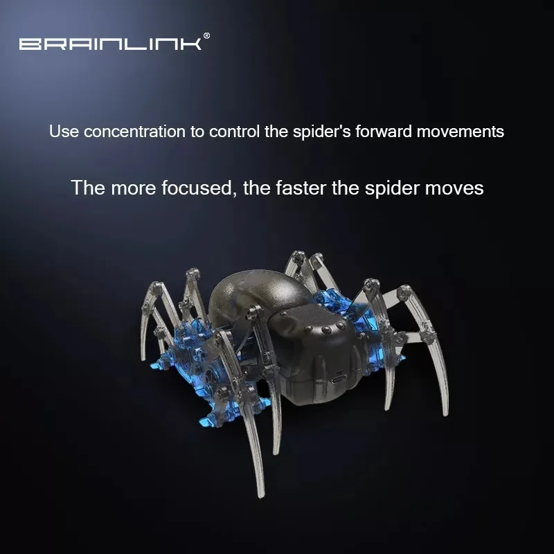 Brainlink SE EEG Headset Feedback Focus Training Hoofdband Brainwave Control Spider met interactief spel voor meerdere spelers voor kinderen
