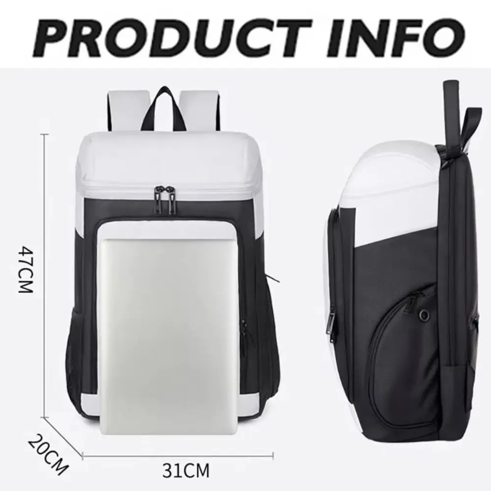 New Multifunctional Badminton Racket Backpack Large Capacity Waterproof Tennis Bag with Shoes Pocket Sports Bag - Image 6