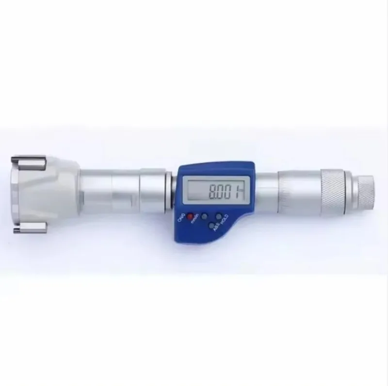 Four Pcs Set Digital Three Points Internal Micrometer Checking Diameter Measuring Tools 20-50mm Setting Ring Aluminum Box
