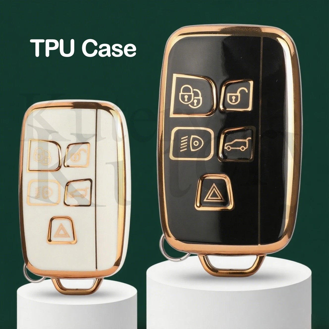 

Jingyuqin Remote TPU Car Key Case For Land Rover Range Rover Sport Evoque Freelander Velar Discovery 4 Jaguar XE XJ XF Guitar