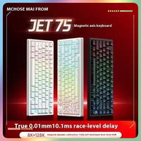MCHOSE Jet 75 Mechancial Keyboard 8k Low Latency Magnetic Switch Esports Grade Gasket Structure Customized Wired Gaming Keyboard