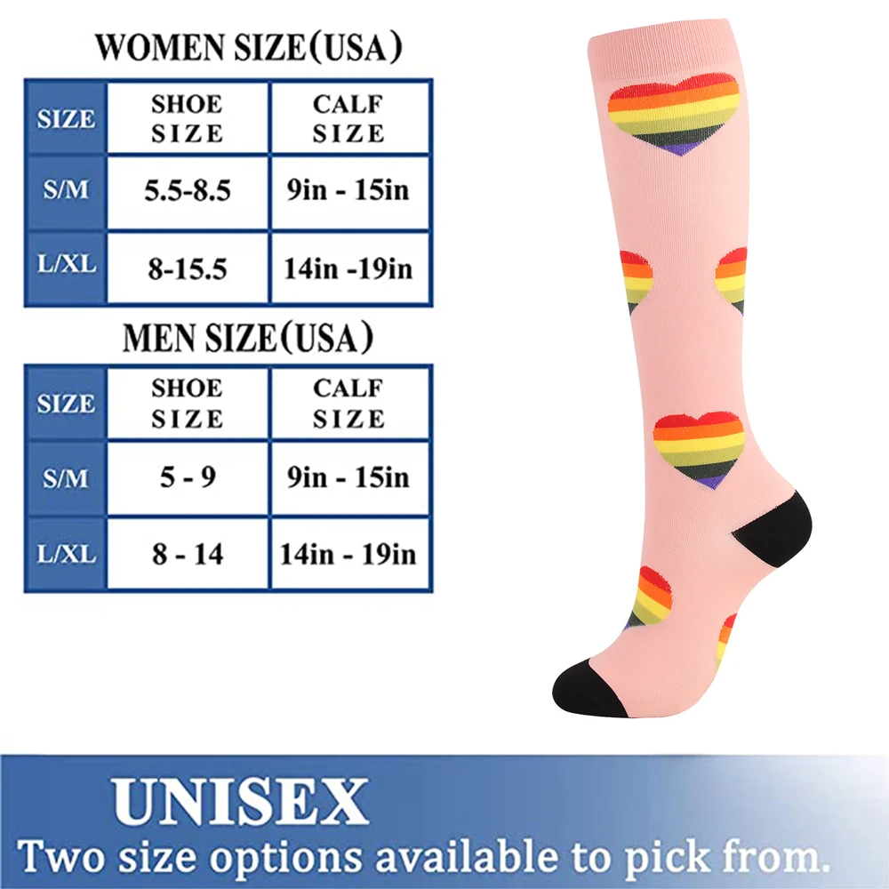 3 Pairs Random Color Compression Socks Women Promote Blood Circulation Tight Socks Gym Hiking Running Cycling Street Trend Socks