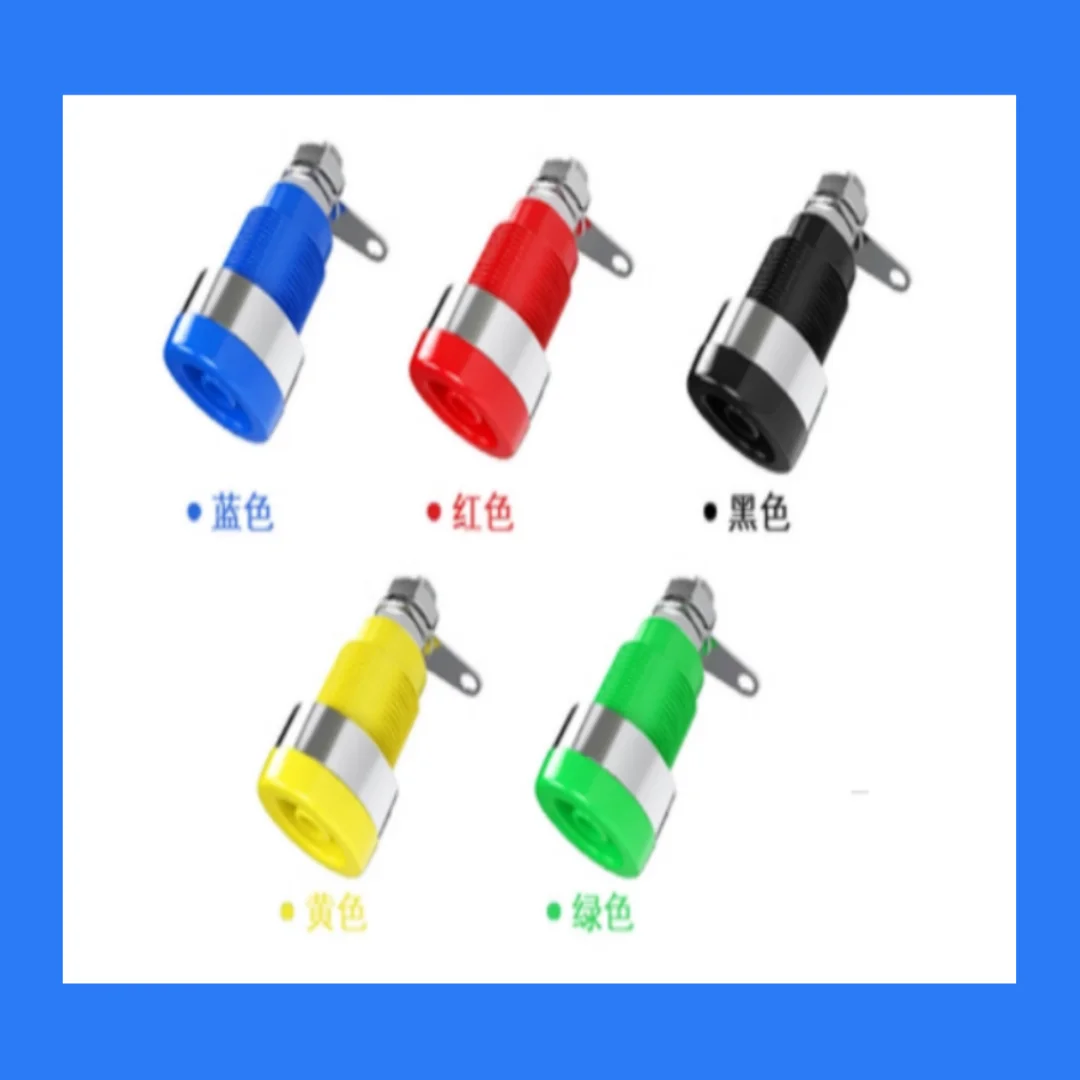 10Pcs 4mm Multimeter Instrument Socket 4MM Binding Post Banana Socket Panel Mount Test Probe Connector