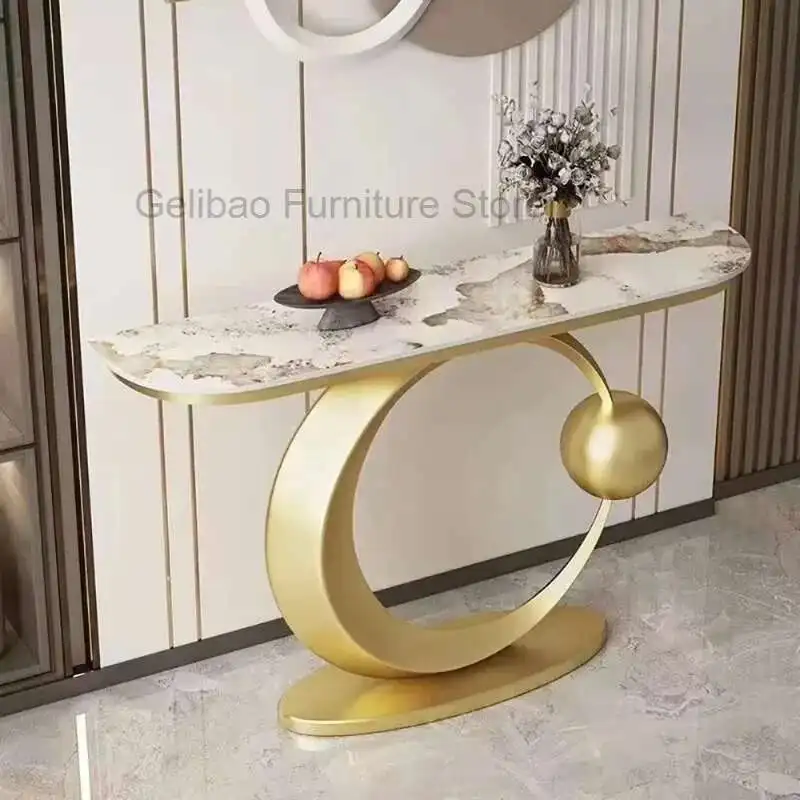 

Glamour Beauty Corner Table Trendy Elegant Delicacy Luxury Entryways Table Modern Simple Tavolo Salotto Hallway Table Furniture