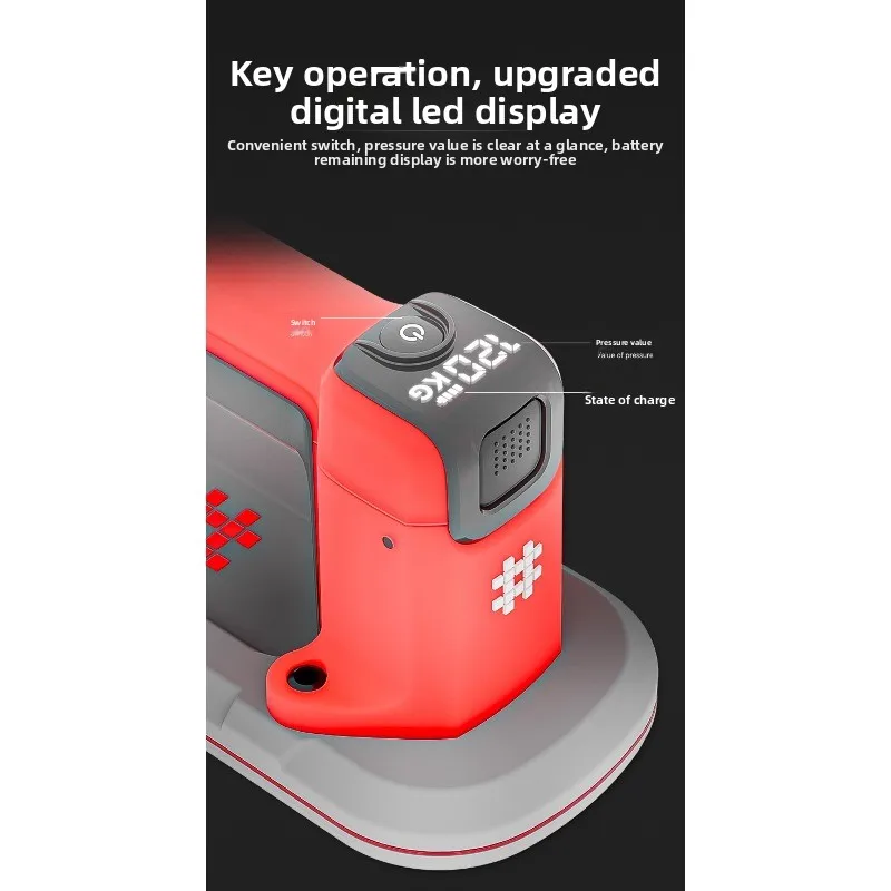 Narrow Band Digital One Click Start/stop Electric Suction Cup, Suitable for Narrow Band Ceramic Tiles on Windowsills
