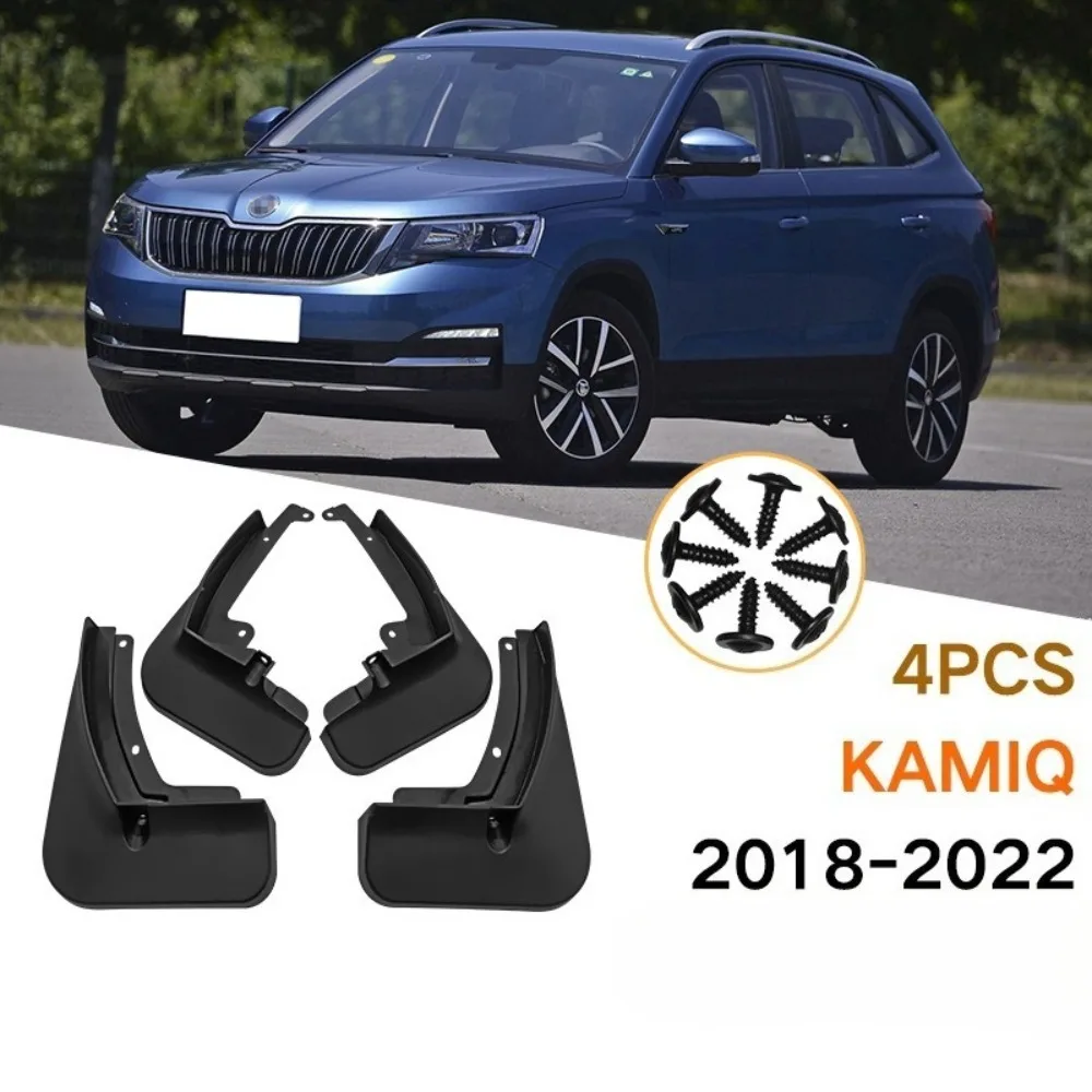 

Mud Flaps For Skoda Kamiq 2018- Car Mudguards Splash Guards Front Rear Wheel Fender Auto Exterior Accessories 4Pcs