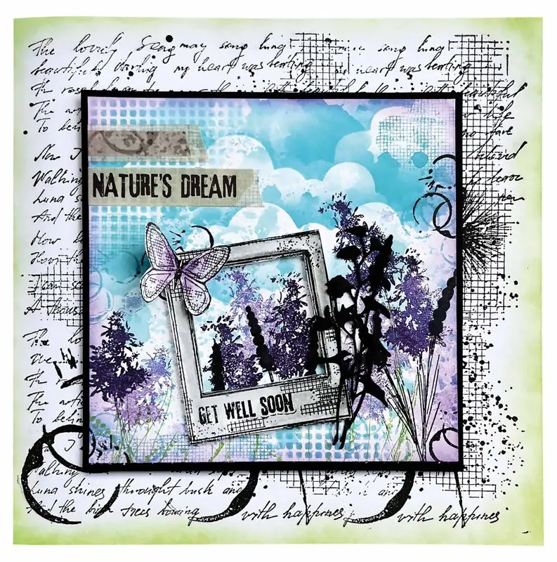 New Dreamy Pattern Ackground Builder Arrival Holiday Decoration Layering Chart Scrapbooking Embossing Die DIY Greeting Cards