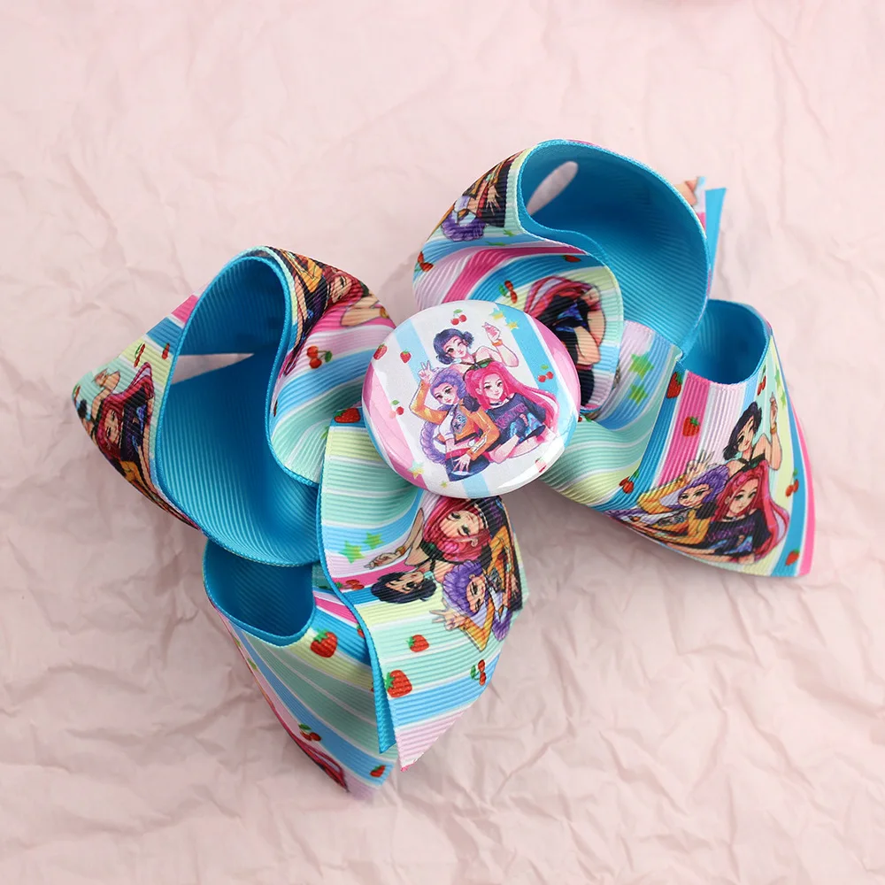 

Fashion cartoon anime girl double bow clip, detachable structure, fashionable accessory for parties and daily use