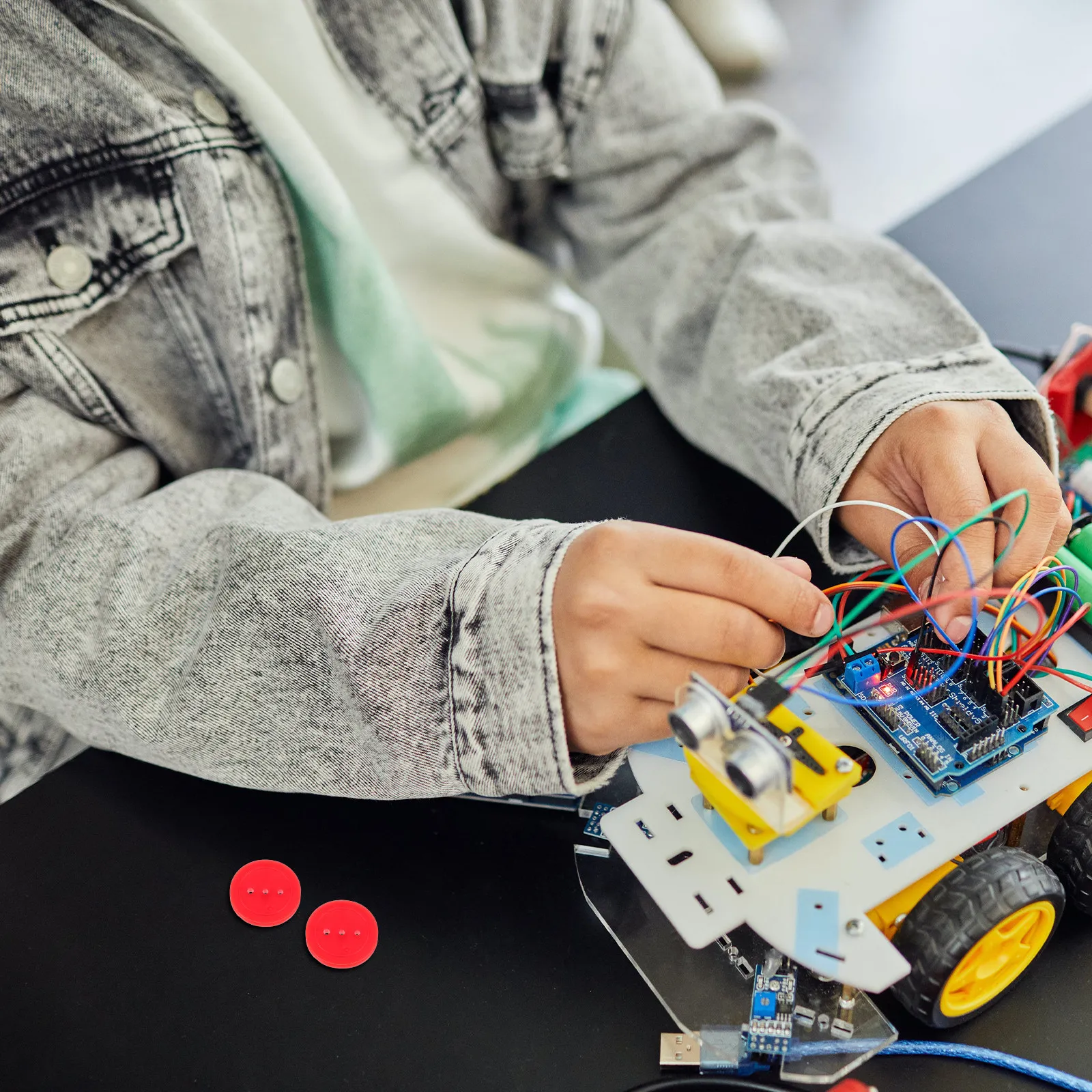 50 stuks plastic riemschijf tandwielen miniatuur groefkatrollen voor doe-het-zelf auto aandrijfwiel rc vliegtuig onderdelen educatief
