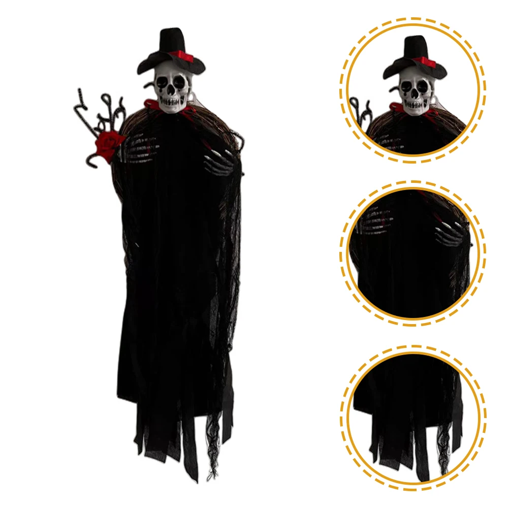 

Ghost Door Hangings Halloween Carnival Decorations Front House Cloth Spooky Outdoor