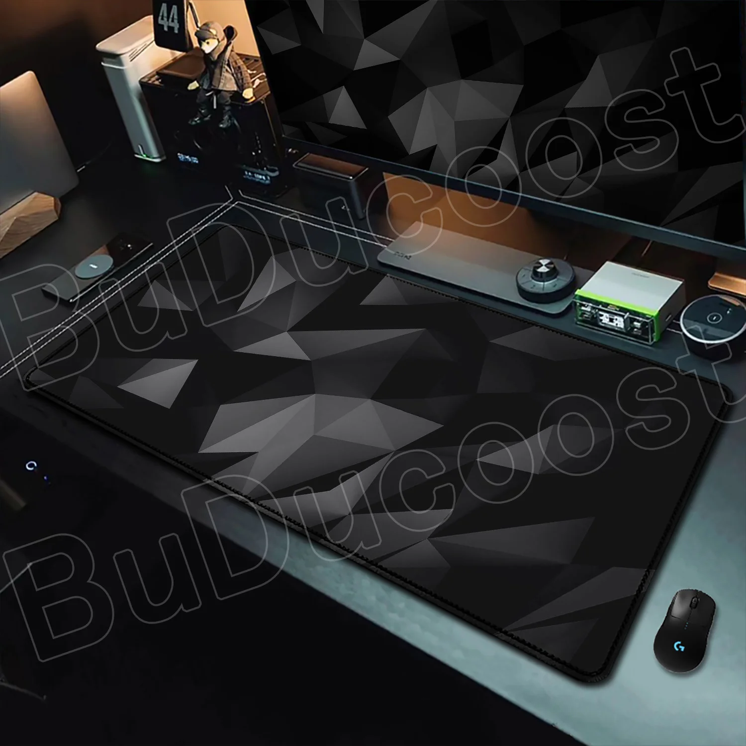 

Keyboard Gamepad Large Mouse Pad Study Desk Desktop Carpet Pad XXL Mouse Pad Geometric Art Game Office Accessory Rubber Material