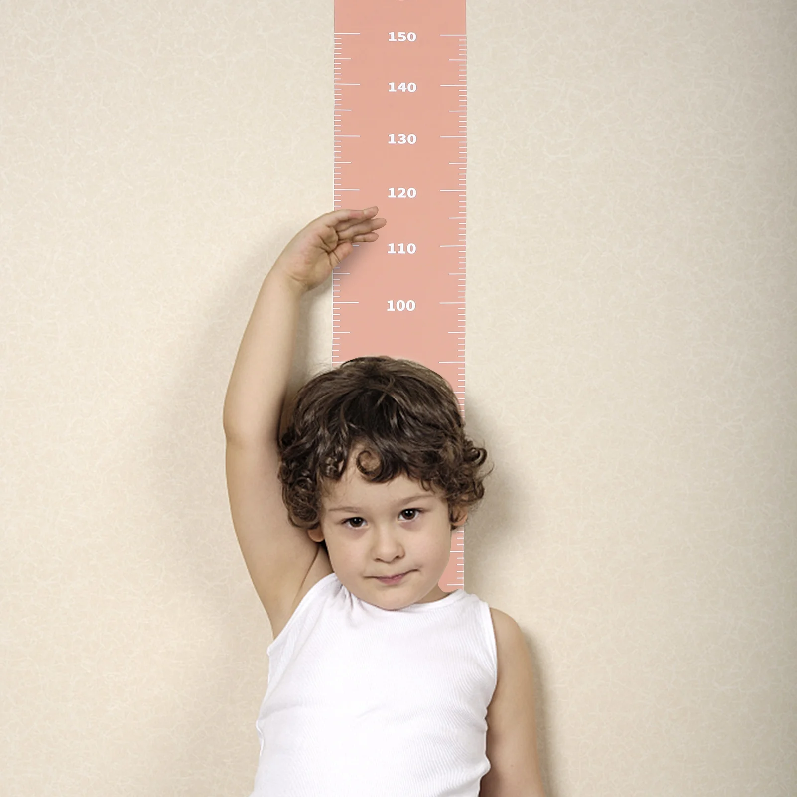 

Height Measurement Wall Sticker Cloth Material Lovely Design Room Nursery Decoration Height Measurement Sticker