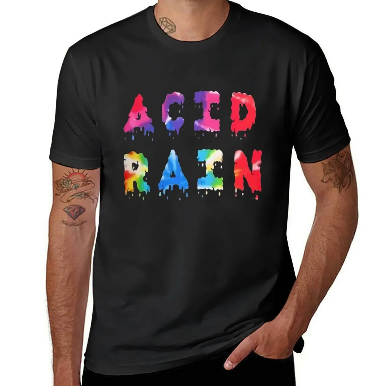 Chance The Rapper-Acid Rain Men Comfortable Short Sleeve Music BandSinger Big T-Shirt boys animal print Men's clothing