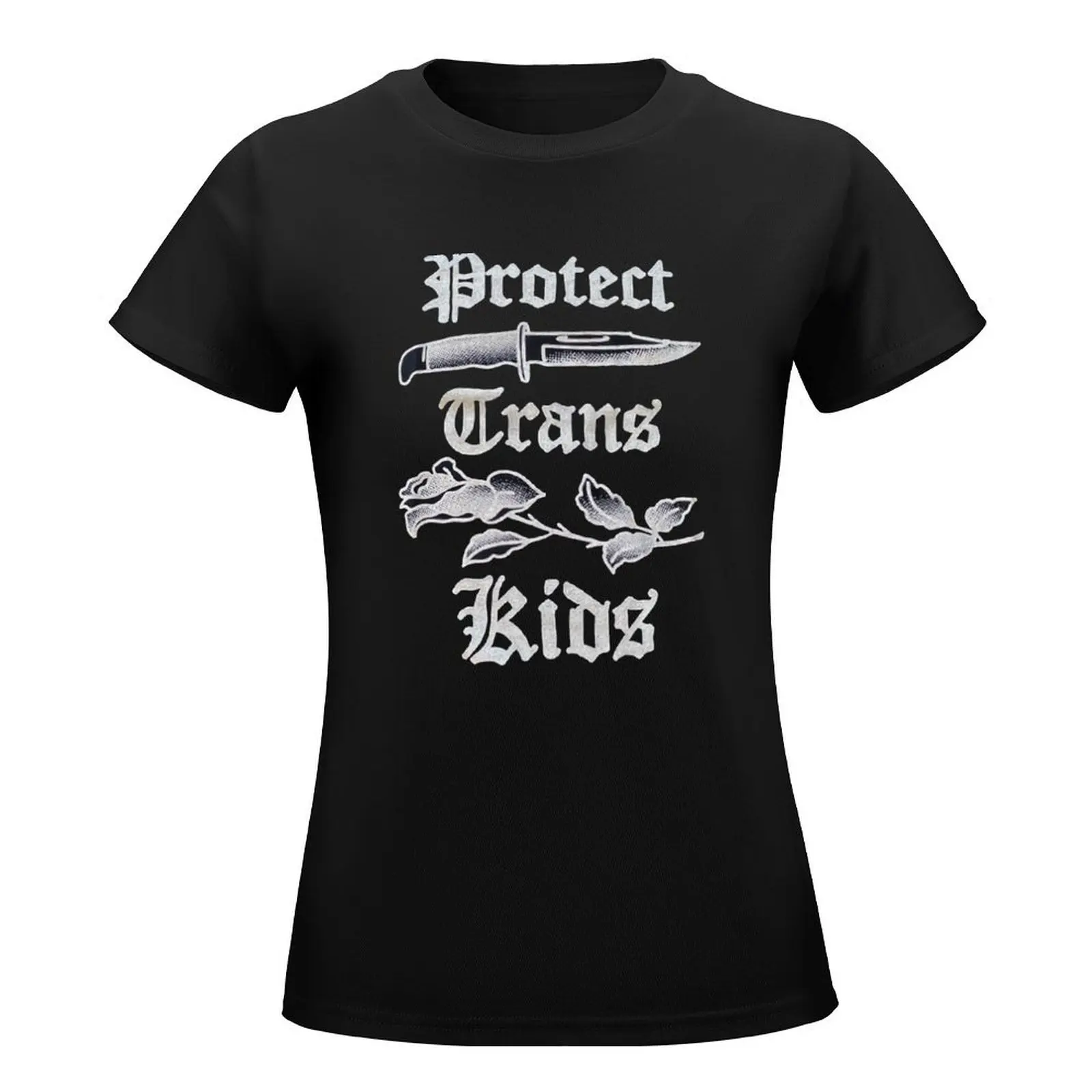 Protect Trans Kids T-Shirt heavyweights funny hippie clothes new edition oversized t shirts for Women