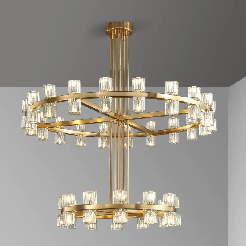 

Scandinavian living room glass pendant lamp G4 light source black stainless steel lustre For living room, dining room