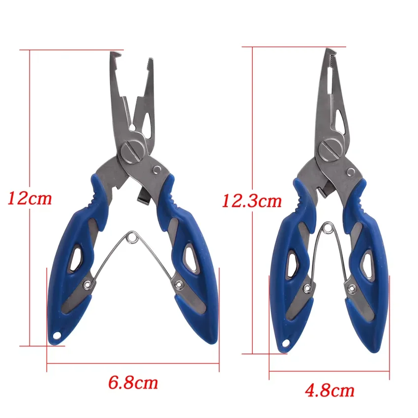 Multifunction Fishing Tools Accessories for Goods Winter Tackle Pliers Vise Knitting Flies Scissors Braid Set Fish Tongs image 2
